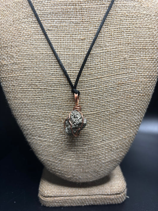 Pyrite mini pendant