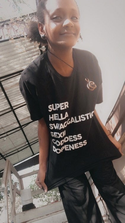 “Superhellaswaggalistic” tee